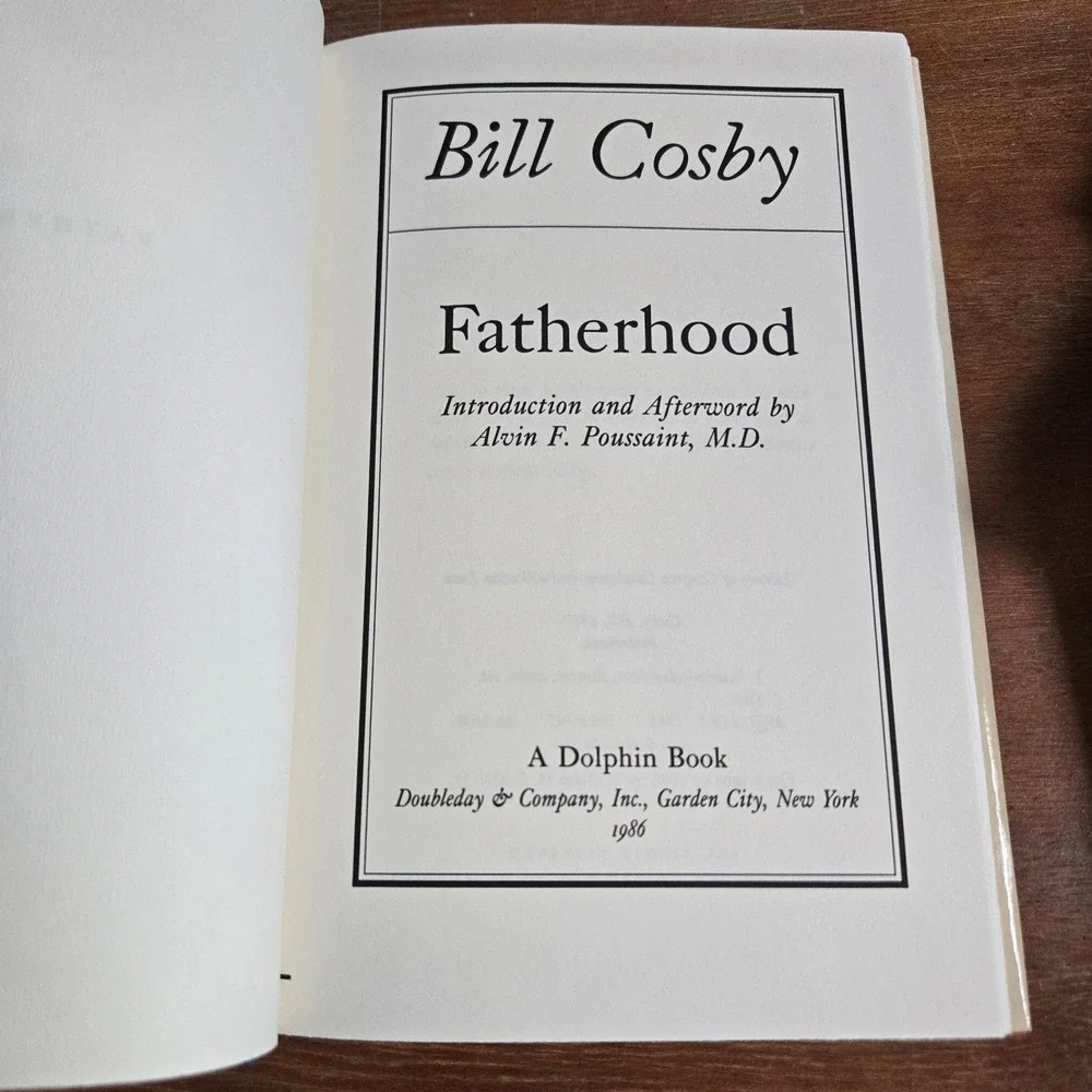 Bill Cosby Fatherhood 1986‎ Hardcover Book Humor Parenting